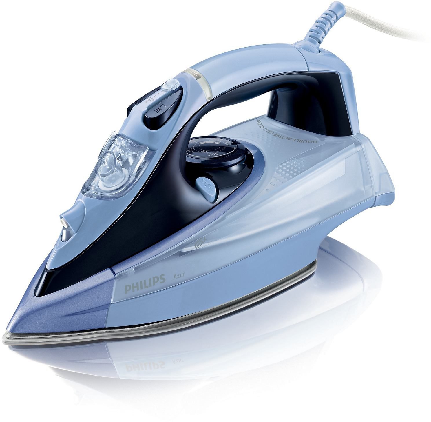 Buy Philips Azur GC4860/02 Steam Iron, 2600 Watt - Dark Blue
